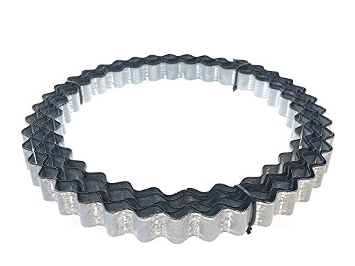 2m x 20mm Flexparts Wellenband Verzinkt Bauwellenband Wellenbandeisen Cover