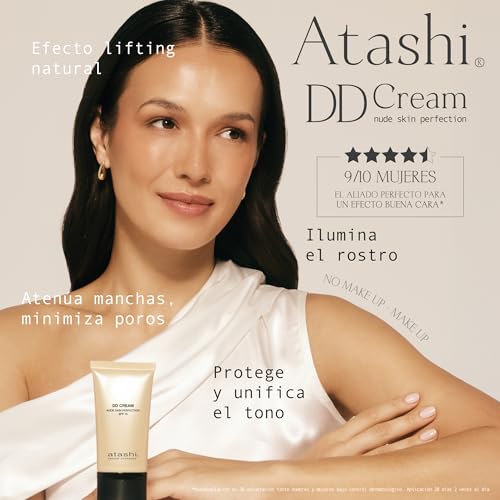 Atashi | Cofre de Belleza Ritual Energía & Glow | K-Bioferment Therapy Cream + DD Cream Tono Medio SPF15 | Piel Saludable, Fortalecida, Hidratada y Luminosa | 50ml + 50ml - imagen 3