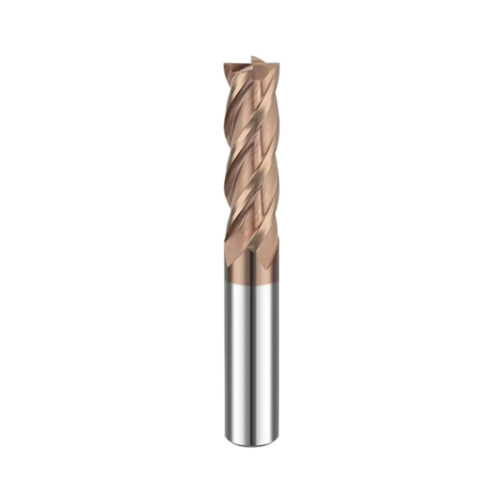 Fresa CNC for herramientas de Metal, fresa extremo carburo aleación 55 grados, 4 flautas, recubrimiento acero tungsteno HRC55 1 2-20MM, Uds | 3X12X3X100