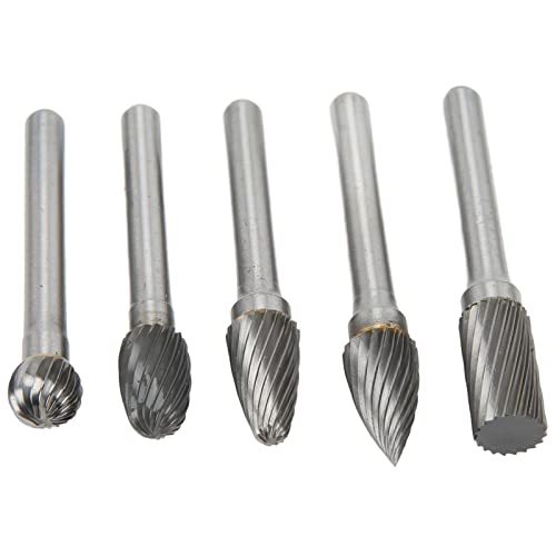 Set de 5 fresas rotativas de carburo para metal y madera miniatura 2