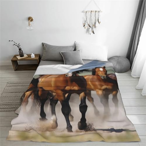 Couverture micro polaire toutes saisons pour lit et canapé
