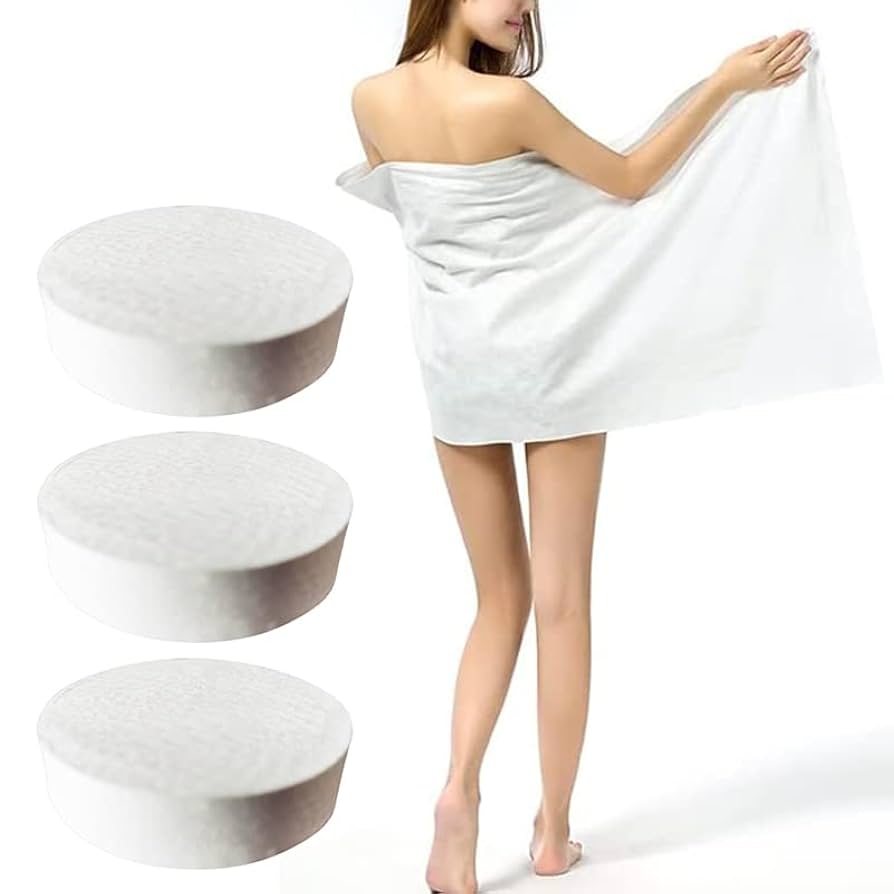 Amazon｜Haixifry 圧縮タオル 綿 使い捨て 小型 旅行 コンパクト