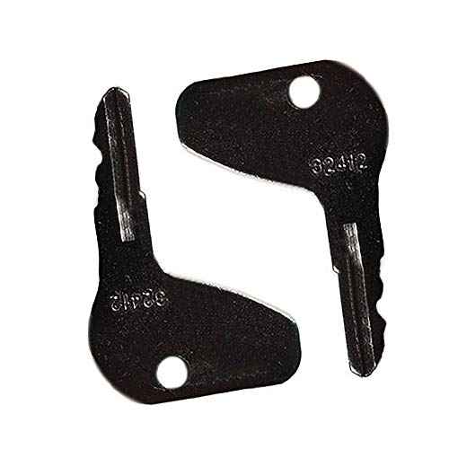 Keyman 2 Kubota L Series Heavy Construction Equipment & Tractor Ignition Keys fits Case Cub Cadet Kubota Mahindra Mitsubishi Satoh Part Number 32412