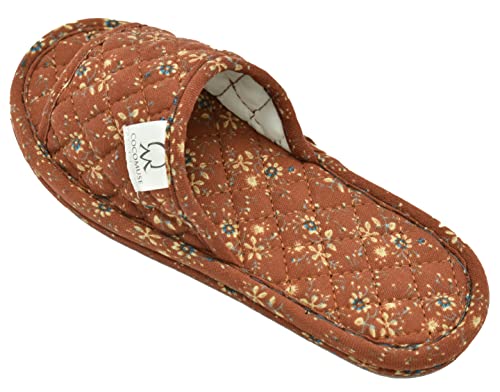 Image of Ultralight Soft Indoor Open Toe Cotton linen Slippers Absorb Sweat Cloth Bottom House Slippers