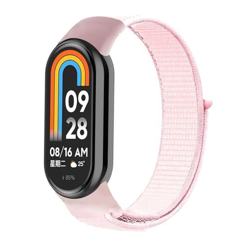 [��������] �i�C�������[�v�X�g���b�v�́A�X�}�[�g�u���X���b�g10 9 8�x���N�����߉\�ȃ��X�g�o���h�ƌ݊���������A�ʋC���ƌy�ʃX�|�[�c���X�g�o���h�����p���X�g�o���h�ł��B(Pink,For Mi Smart Band 10)