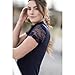 Kastel Denmark Lace Short Sleeve Base Layer Womens Activewear | Sun Protection UPF 30+ | 1/4 Zip Golf, Equestrian, Outdoor