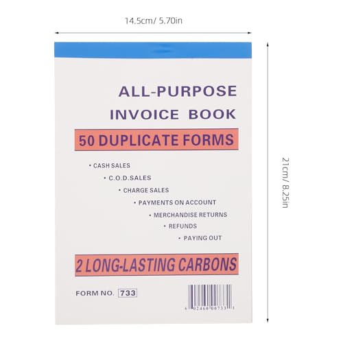 Libro de recibos con diseño multicolumnar para control exacto de facturas 7
