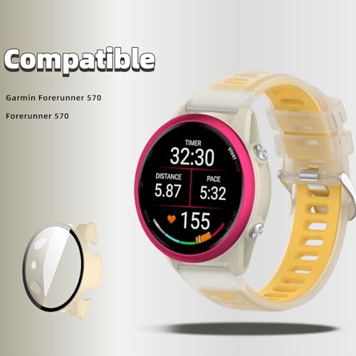 Correa de silicona para Garmin Forerunner 570, impermeable miniatura 2