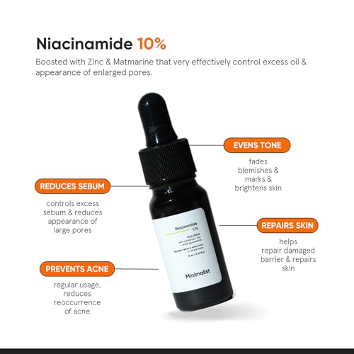 Image of Minimalist AHA BHA PHA 25% Peeling Solution + 10% Niacinamide Serum with Zinc Mini Combo | Acne Marks Removal, Oil Control, Pore Minimizing & Skin Brightening Combo for Oily & Acne-Prone Skin