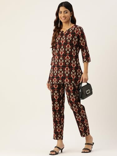 Image of feranoid Women Full Sleeves Cotton Nightsuits