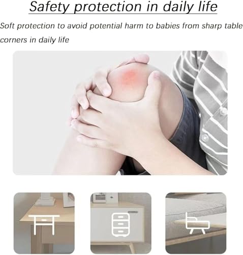 Image of Shivstor 2 Piece Baby Proof Corner Guards - Transparent T-Shape Furniture Edge Protectors, Clear Table Corner Bumpers with Strong Adhesive, Safety Cushion Guards for Kids & Toddle