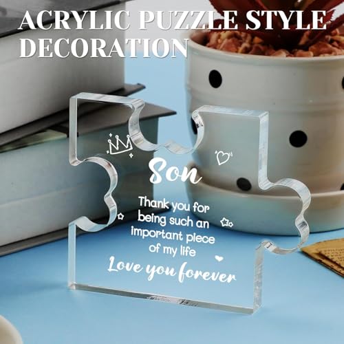 Image of Heart shaped plaque gift (Son)