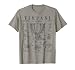 Grandio Design Vintage Patent Drawing Gifts Timpani Kettle Drum T-Shirt - Grey, Small, Classic Fit, Short Sleeve, Unisex-Adults, Music, Drum, Casual, Cotton, Polyester
