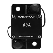 HT-608 Circuit Breaker Automatic Switch Auto Reset Holder Inverter Overload DC12-24V80A