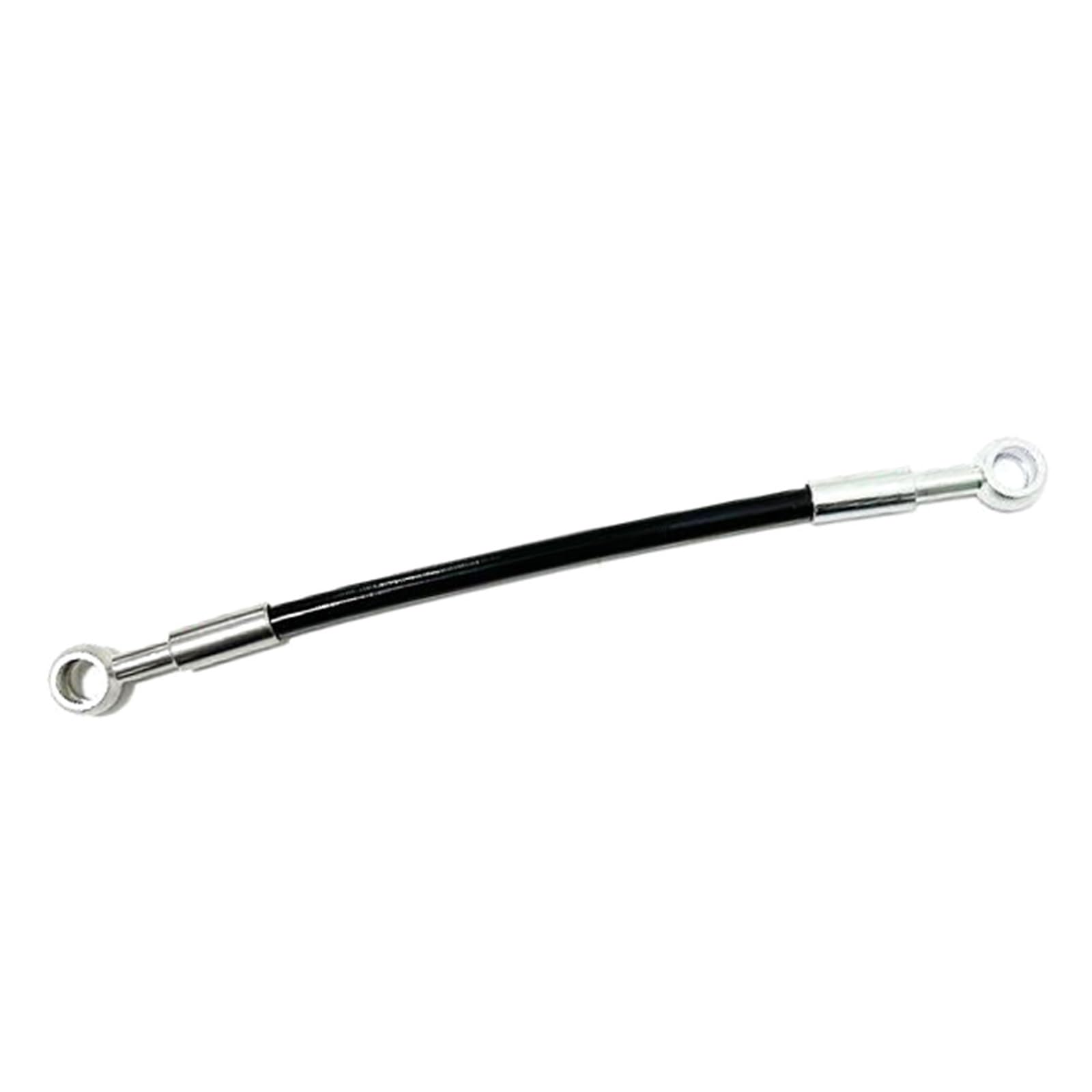 Motorbike Brake Line Motorcycle M10 Banjo 0°-0° Hydraulic Brake Hose Line Braided Cable Oil Pipe 10cm-500cm Accessories(200CM)