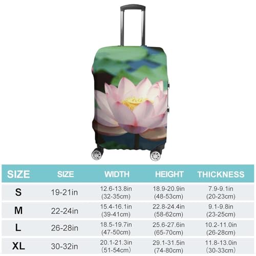 Flowers Printed Luggage Cover Protector, Fits 18-32 Inch Luggage2