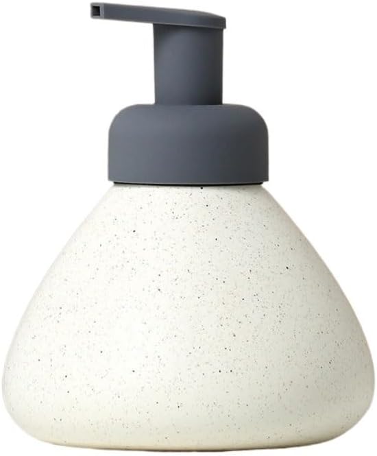 Soap Dispenser Multifunctional Ceramic Soap Dispenser Dispensing Bottle Shampoo Shower Gel Lotion Bottle Suitable for Bathroom Bathroom Soap Dispensers(C)