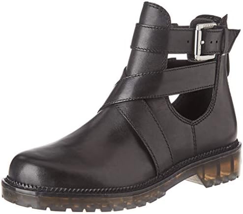 guess black combat boots