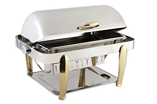 Manhattan Non Dripless Rectangle with Vented Lid & Roman Design Leg