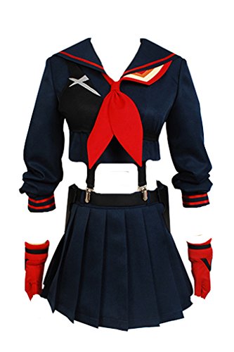 Disfarce, cosplay de Ryuko Matoi de Kill La Kill da marca Daiendi, de adulto, tamanho europeu - XXL PRETO