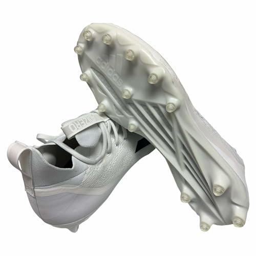 adidas Men's Adizero Primeknit RFS Football Cleats Shoes White/Black #HP8860 - Size Men's 153