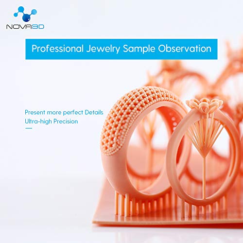 Nova3D US-204000RD510 3D Printer Red Max Resin,Standard 405Nm Uv Curing Resin For 4K/8K Lcd/Dlp/Msla 3D Printer Resin,3D Printing Liquid Fast Curing Resin,High Precision,Low Shrinkage 500G Red Wax Color Resin thumb #3