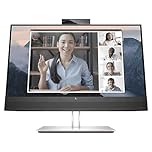 HP E24mv G4 23.8-Inch FHD Video Conference Monitor, Black/Silver