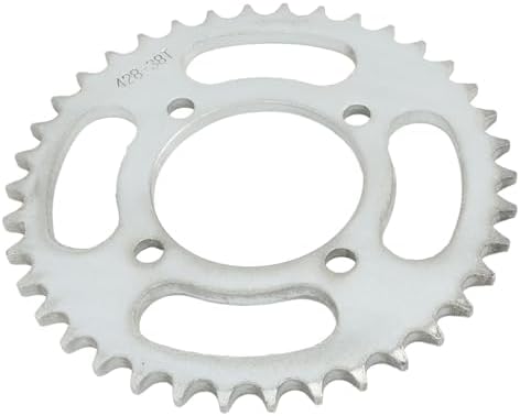 SUNGOOYUE 428 Chain 38T Steel Rear Sprocket for Dirt Bikes & Motorcycles, Heavy Duty Off Road Sprocket with Smooth Power Transfer Easy Install Replacement‌