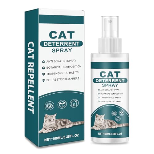 Cat Deterrent Spray,Natural Safe Cat Repellent Indoor,Upgraded Scratch Deterrent Training Aid for Furniture,Sofas,Rugs,Curtain Protection