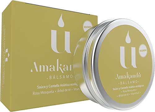 Amakandu - Crema para Estrías, Manchas de Acné, Moratones y Eliminación de Cicatrices - Regeneradora de Piel Vegana para Cara y Cuerpo