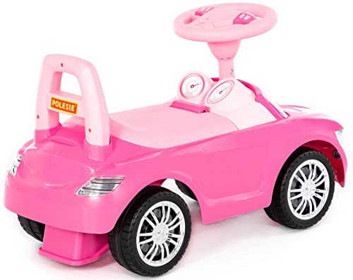 Rutscher Auto pink Super Car Nr.1 Sound Kinder Rutscherfahrzeug Lauflernhilfe – Bild 4