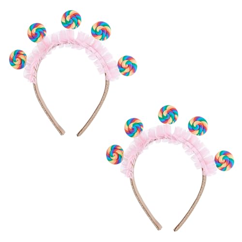HOBBIESAY 18cm Lollipop Kopfschmuck Bunter Prinzessinnen Kopfschmuck Blumenschmuck Niedlicher Haarschmuck Für Damen Süßigkeiten-Themen-Party Cosplay Zubehör HOBBIESAY 18cm Lollipop Kopfschmuck Bunter Prinzessinnen Kopfschmuck Blumenschmuck Niedlicher Haarschmuck Für Damen Süßigkeiten-Themen-Party Cosplay Zubehör