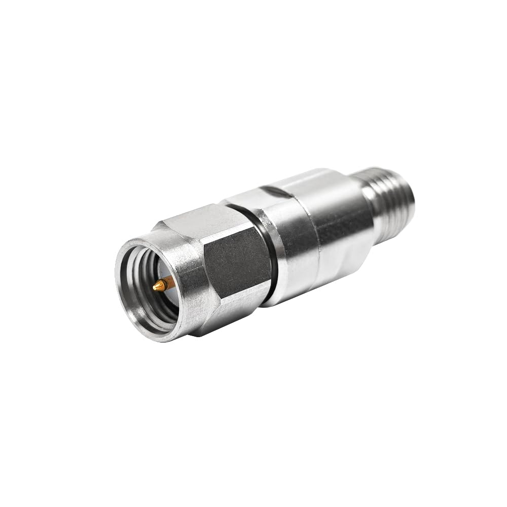Adaptateur SMA mâle à Femelle Haute Tension en Acier Inoxydable, connecteur de câble Coaxial 0~18G, 50 Ohm, 1 pièce