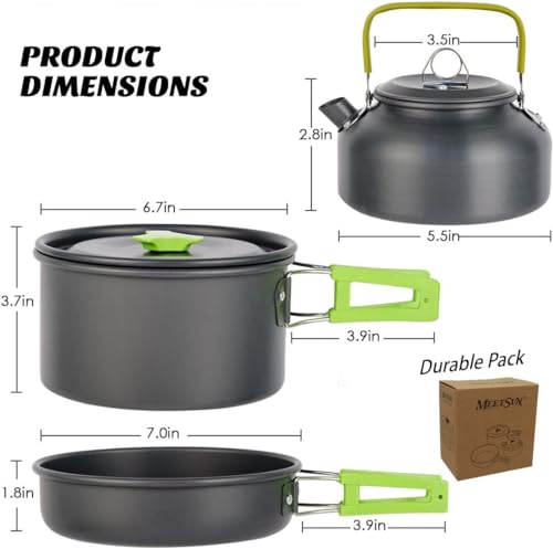 Camping-Cooking-Set-with-15L-Pot-Camping-Cookware-Set-for-2-3-PersonCamping-Mess-Kit-with-KettleCamping-Pot-Pan-Set-with-Chopping-Board-Folding-Tableware-for-Camping-Hiking-Bcakpacking