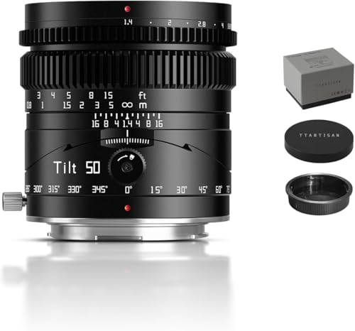 TTARTISAN Tilt 50mm F1.4 �\�j�[�~���[���X�p E�}�E���g�J���������Y