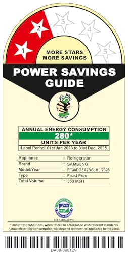 Image of Samsung 350 L, 2 Star, Convertible 5-in-1, Digital Inverter, Frost Free Double Door, WiFi Enabled Bespoke AI Refrigerator (RT38DG5A2BSLHL, Ez Clean Steel /Real Steel)