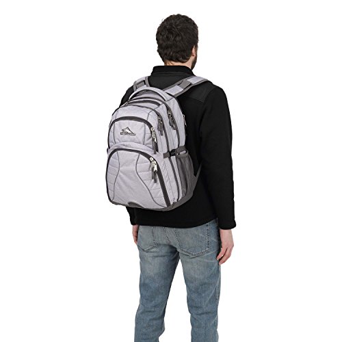 Image of High Sierra Swerve Laptop Backpack, Jersey Knit /Slate, 19 x 13 x 7.75-Inch