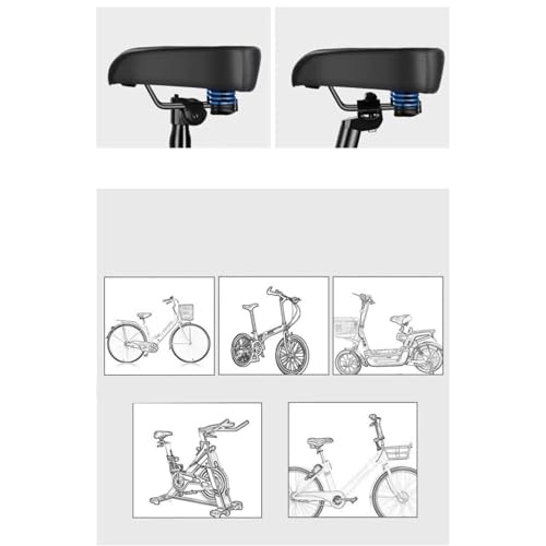 Coussin de vélo ergonomique pour soulager les douleurs de selle en cyclisme