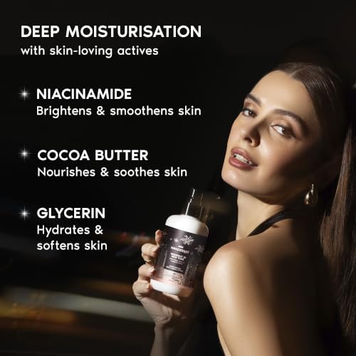 Image of Nykaa Wanderlust Midnight in New York Moisturising Body Lotion, 250 ml |Orchid & Musk | Lightweight, Long-Lasting Moisturisation| Vegan, Paraben-Free I Suitable for All Skin Types
