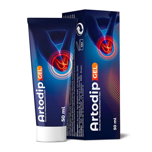 Artodip Gel Premium Teufelskralle Beinwell & Arnika Intensives Wärmegel mit Capsaicin zur Gelenk- und Muskelpflege 50ml