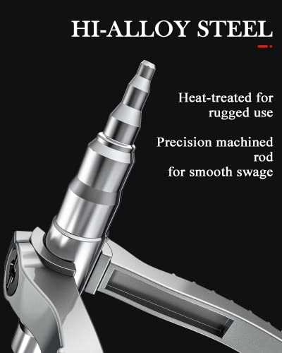 Image of Wisscool Swaging Tool Pipe Tube Expander Hand Expanding Tool Refrigeration Tube Expander for Copper 1 /4in-7 /8in