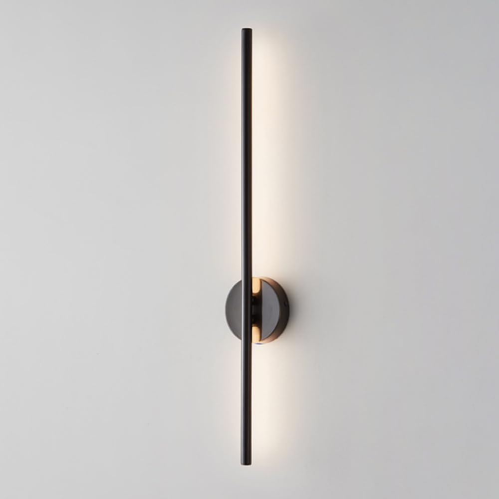 Lámpara de pared de tubo largo con 3 modos de luz para un dormitorio minimalista