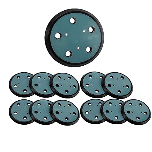 5 Inch Sander Pad 5 Hole - Hook and Loop Replacement Pad Compatible with Dewalt Orbital Sander 12PCS