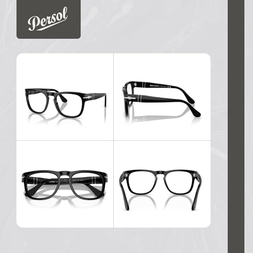 Persol Elio PO3333S Transitions 8 Square Sunglasses for Men for Women+BUNDLE with ACCESSORY EYEWEAR KIT3