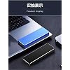 2TB External Hard Drive Portable Solid State Drive Portable External Hard Drive USB3.1 for PC, Mac, Desktop,Chromebook(2TB Gold)