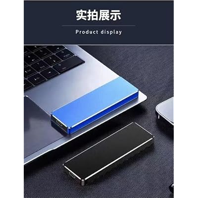 2TB External Hard Drive Portable Solid State Drive Portable External Hard Drive USB3.1 for PC, Mac, Desktop,Chromebook(2TB Gold)