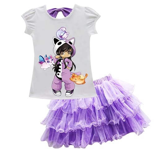 Image of Novelty Fashion Short Sleeve Shirt Semi Skirt 2 Pcs Set