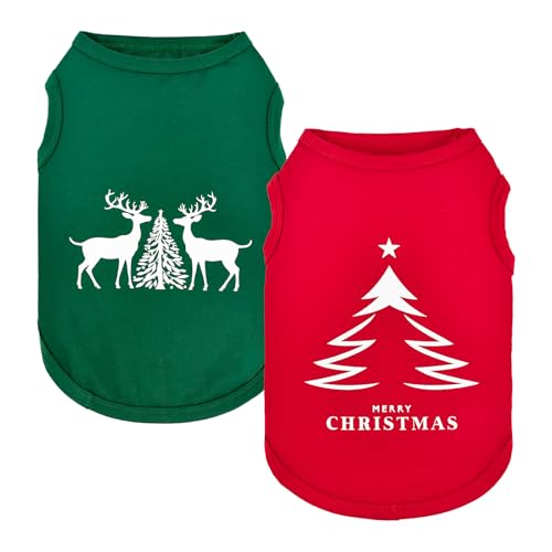 Vehomy 2���p�b�N �N���X�}�X �h�b�O�V���c �R�b�g�� �h�b�O�V���c �N���X�}�X�c���[ �G���N �y�b�g �z���f�[ �A�E�g�t�B�b�g �q�� �N���X�}�X �� �m�[�X���[�u T�V���c �� �� �� ���p XS