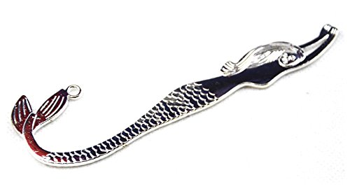 Marque Page Couleur Argent-sirène de 120 mm de Long Cover