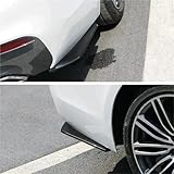 Tail Wing For BMW G30 G20 F30 E90 2PCS Car Accessories Rear Bumper Diffuser Splitter Cover(Black) - Image 4